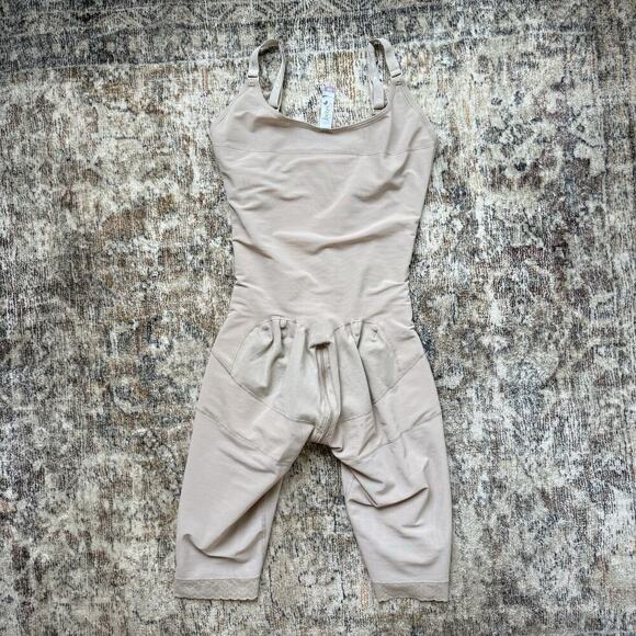 Fajitex Shapewear Faja Short Media Pierna Espalda Alta Broche Centro XXL Nude - Picture 3 of 16